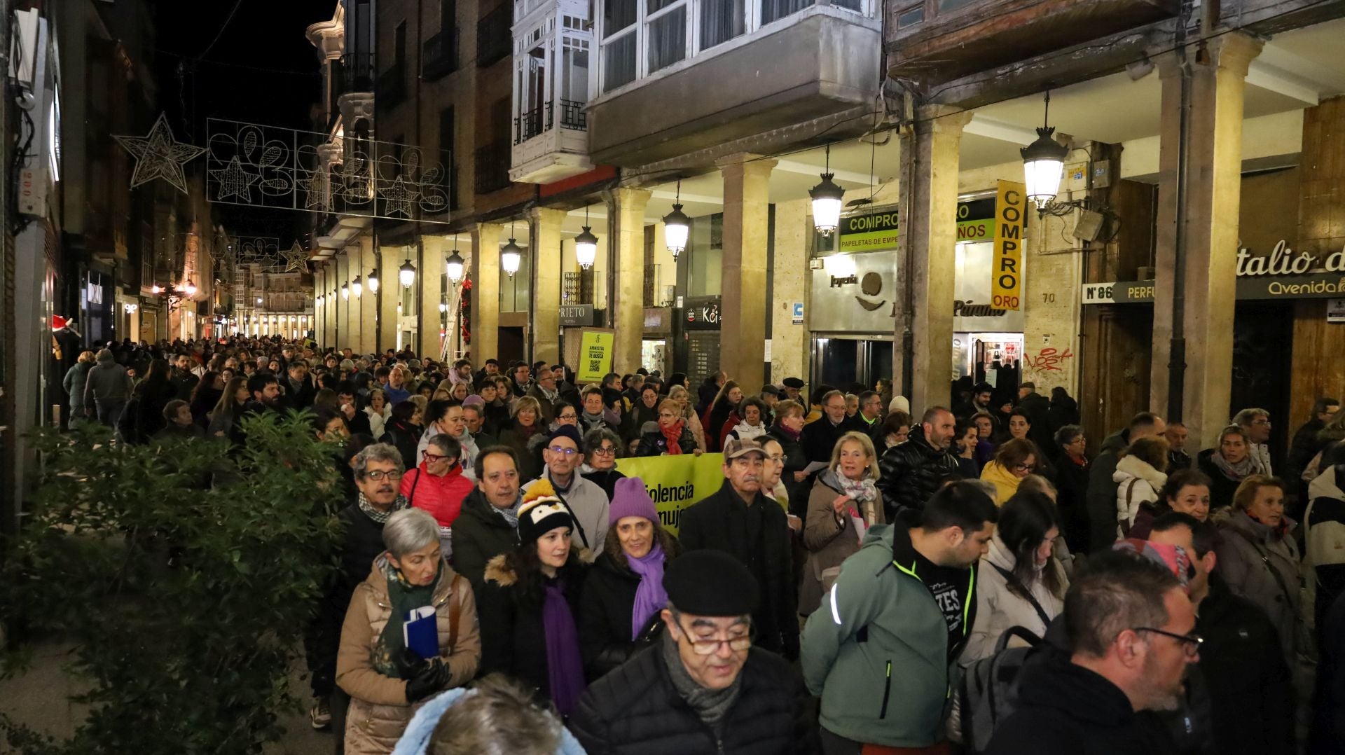 La manifestación del 25N en Palencia en imágenes