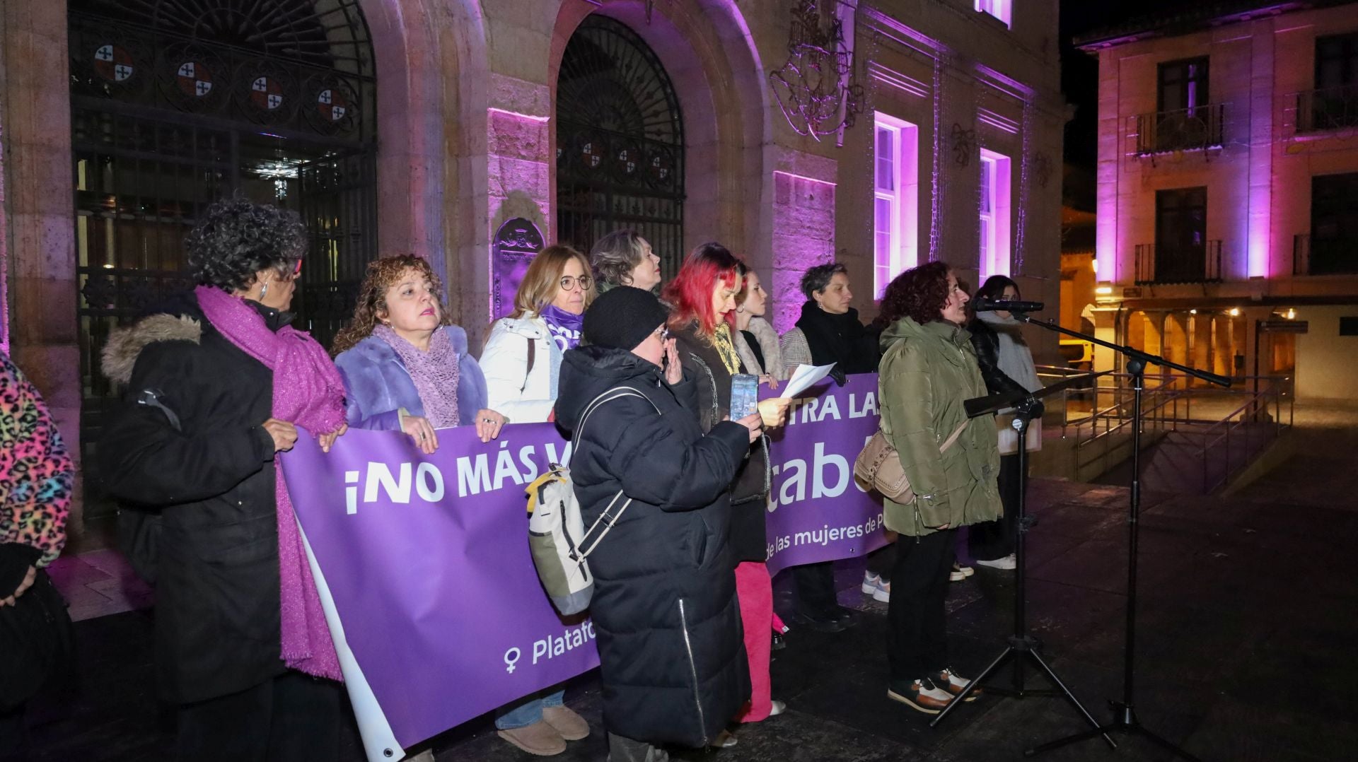 La manifestación del 25N en Palencia en imágenes