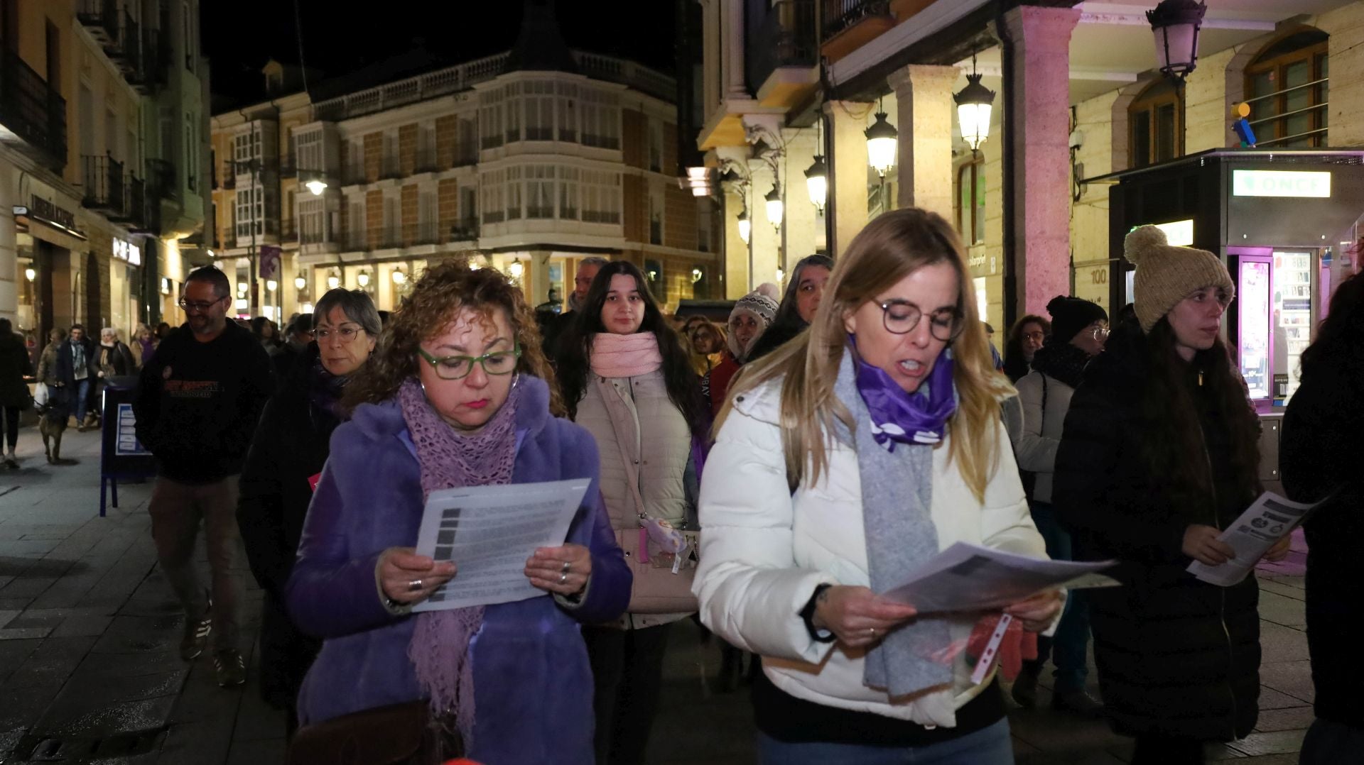La manifestación del 25N en Palencia en imágenes