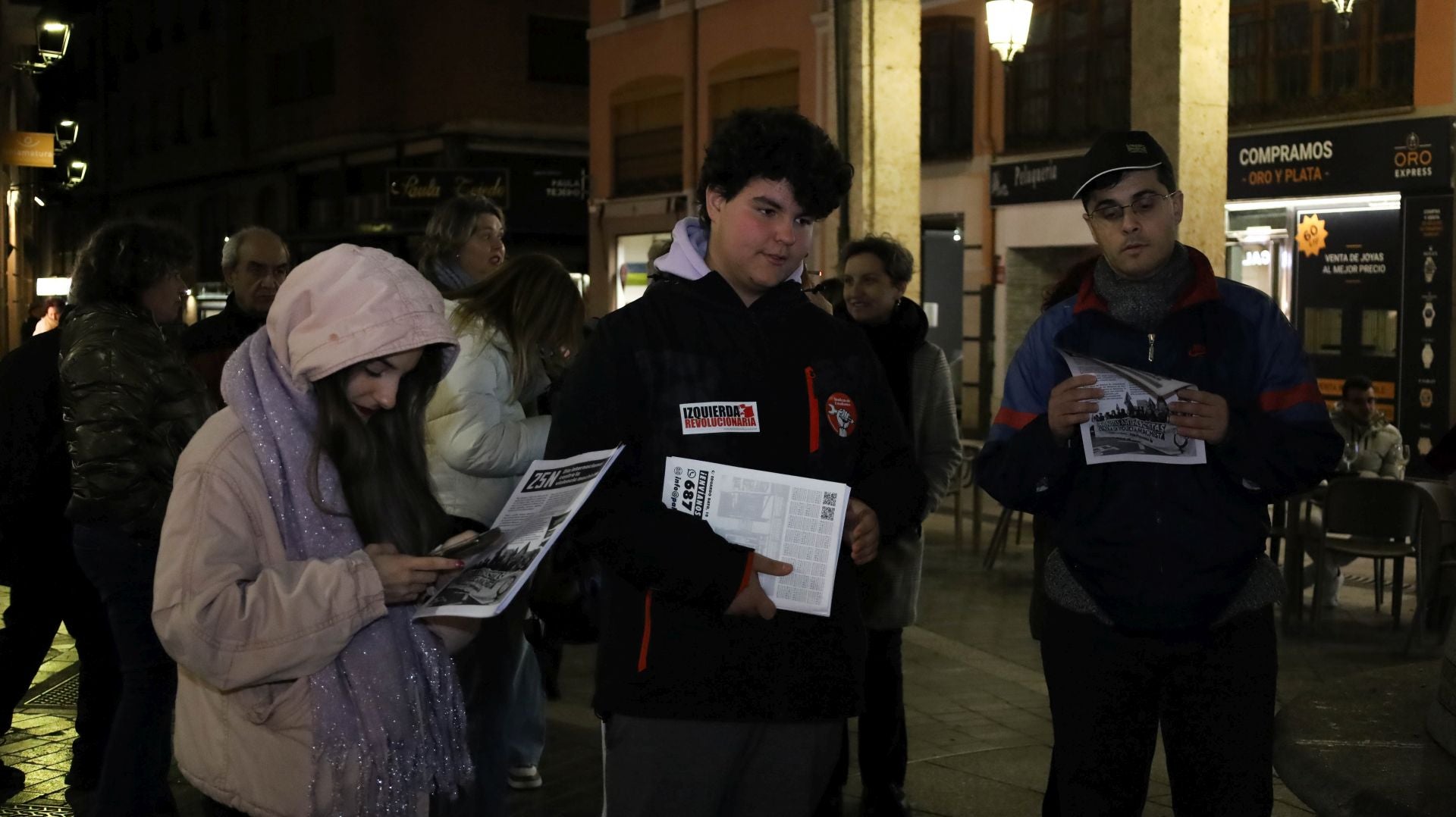 La manifestación del 25N en Palencia en imágenes