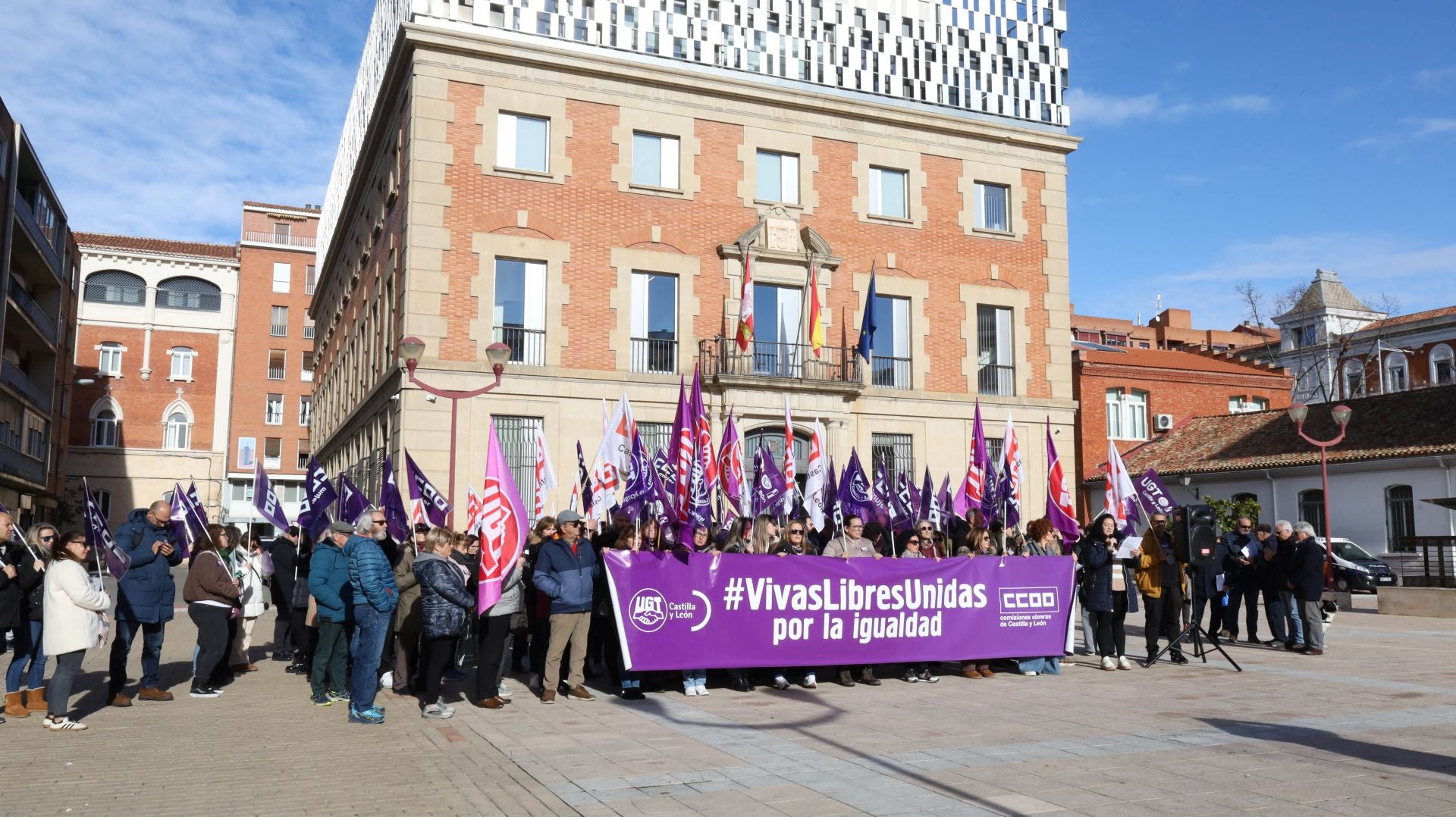 Así reclama Palencia el fin de la violencia contra las mujeres