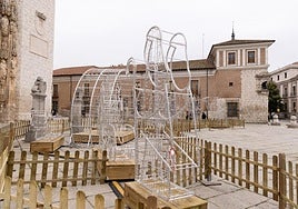 Belén situado en la Plaza de San Pablo, de Valladolid.