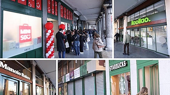 Las franquicias toman la Plaza Mayor, con más de la mitad de sus 42 locales destinados a hostelería