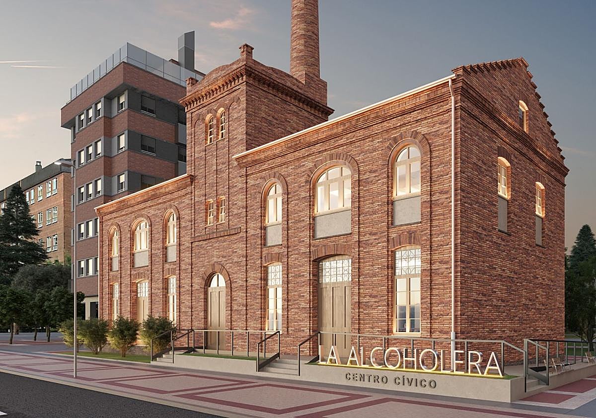 Imagen principal - Infografías con el futuro diseño de la Alcoholera.