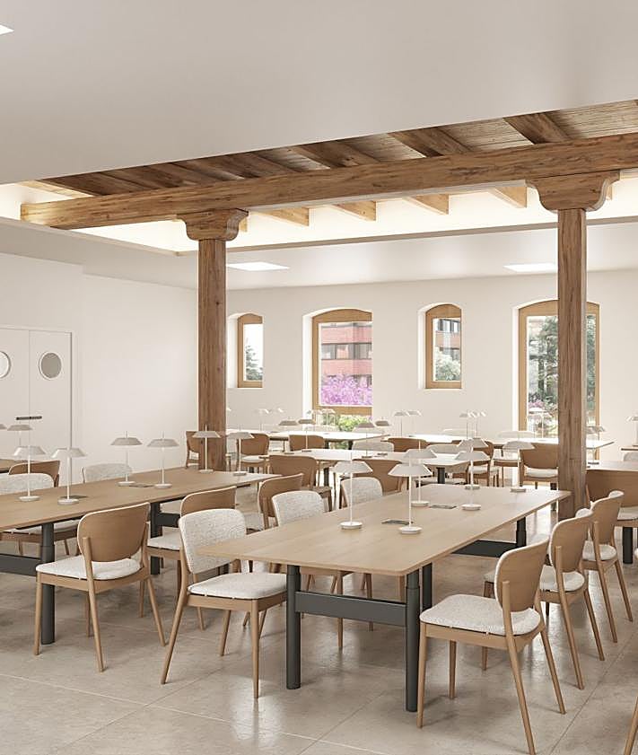 Imagen secundaria 2 - Infografías con el futuro diseño de la Alcoholera.