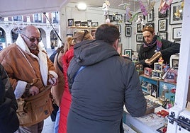 Mercado navideño en la Plaza Mayor de Valladolid en años anteriores.