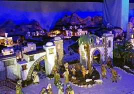 Uno de los belenes participantes en un pasado concurso.