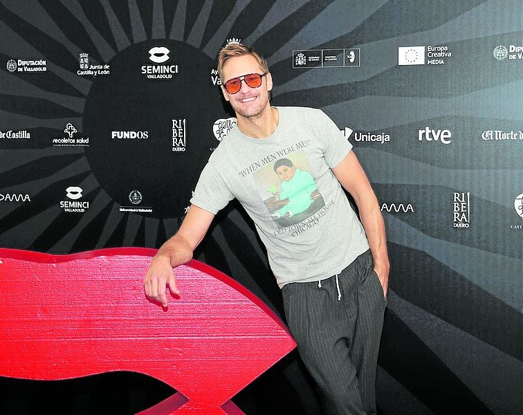 El actor Alexander Skarsgard, en la última Seminci.