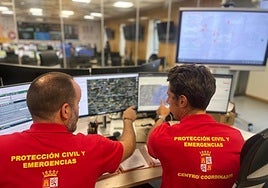 Centro coordinador de Protección Civil y Emergencias.