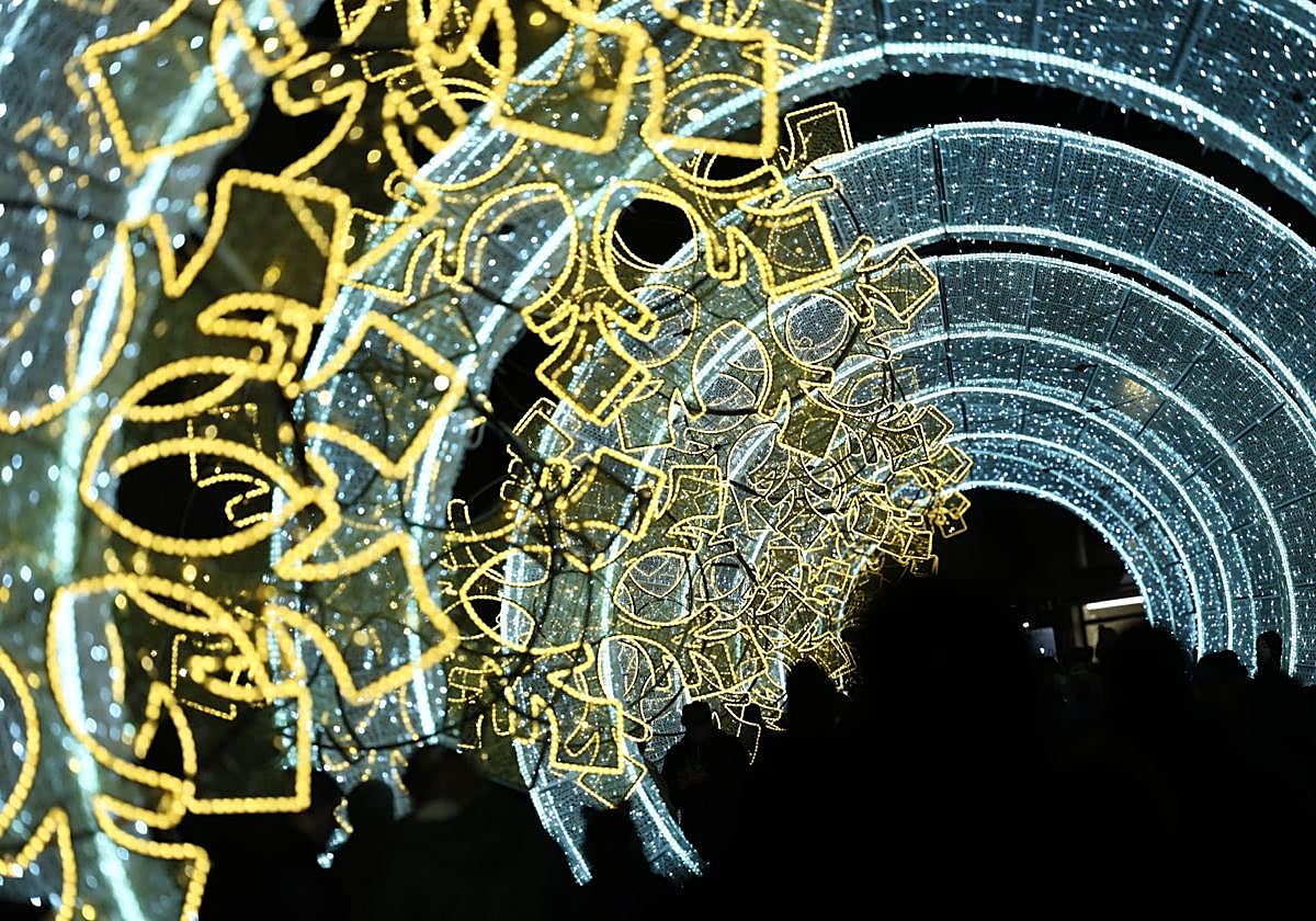 Las imágenes del encendido de las luces de Navidad en Valladolid