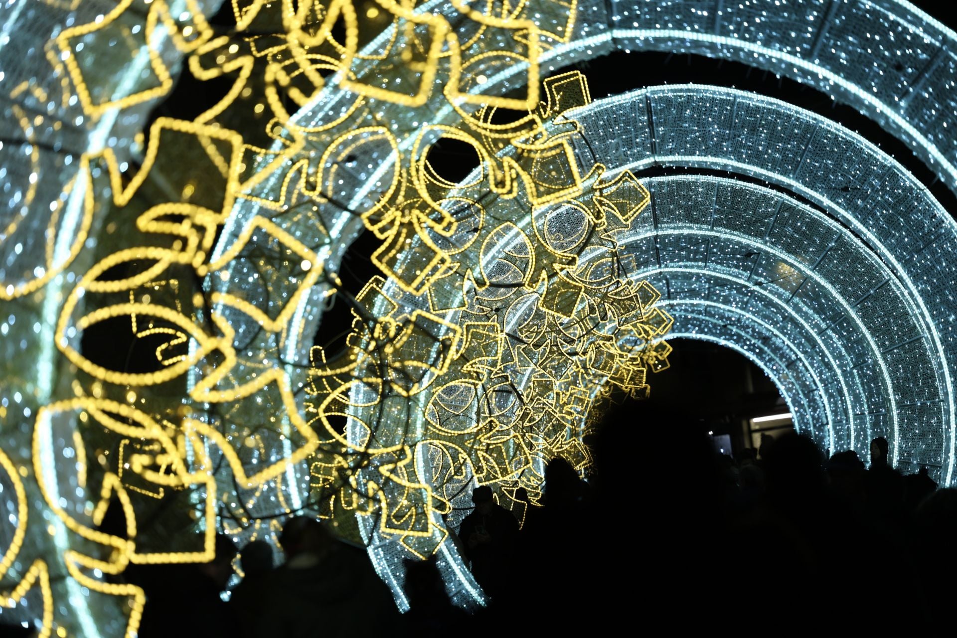 Las imágenes del encendido de las luces de Navidad en Valladolid