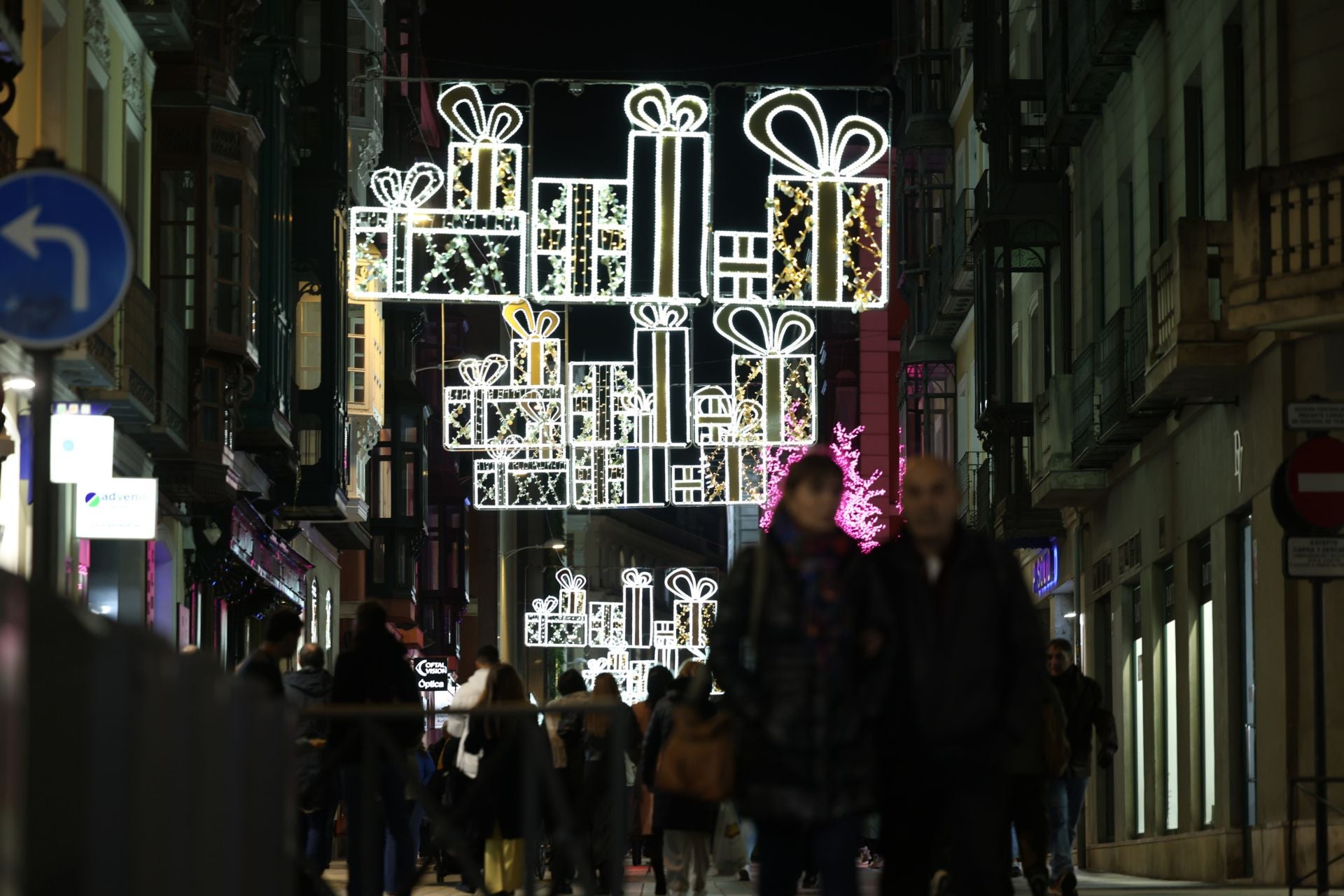 Las imágenes del encendido de las luces de Navidad en Valladolid