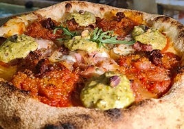 Pizza 'Francy Vincy' de la pizzería Siciliana Kuró que ha pasado a la gran final del próximo 1 de diciembre.