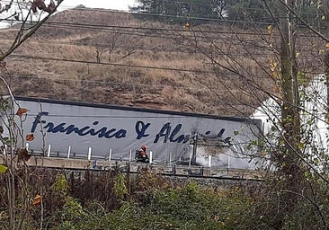 Susto en un pueblo de Burgos por la explosión e incendio de un camión
