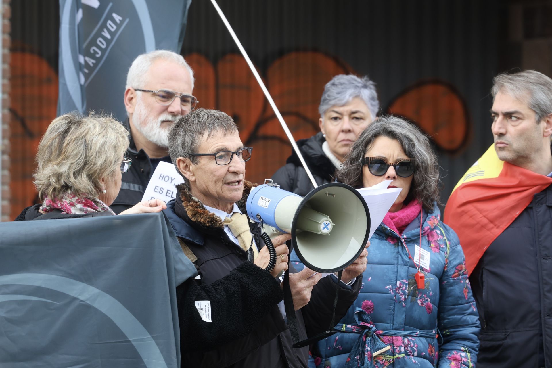 Las imágenes de la protesta de los abogados de turno en Valladolid