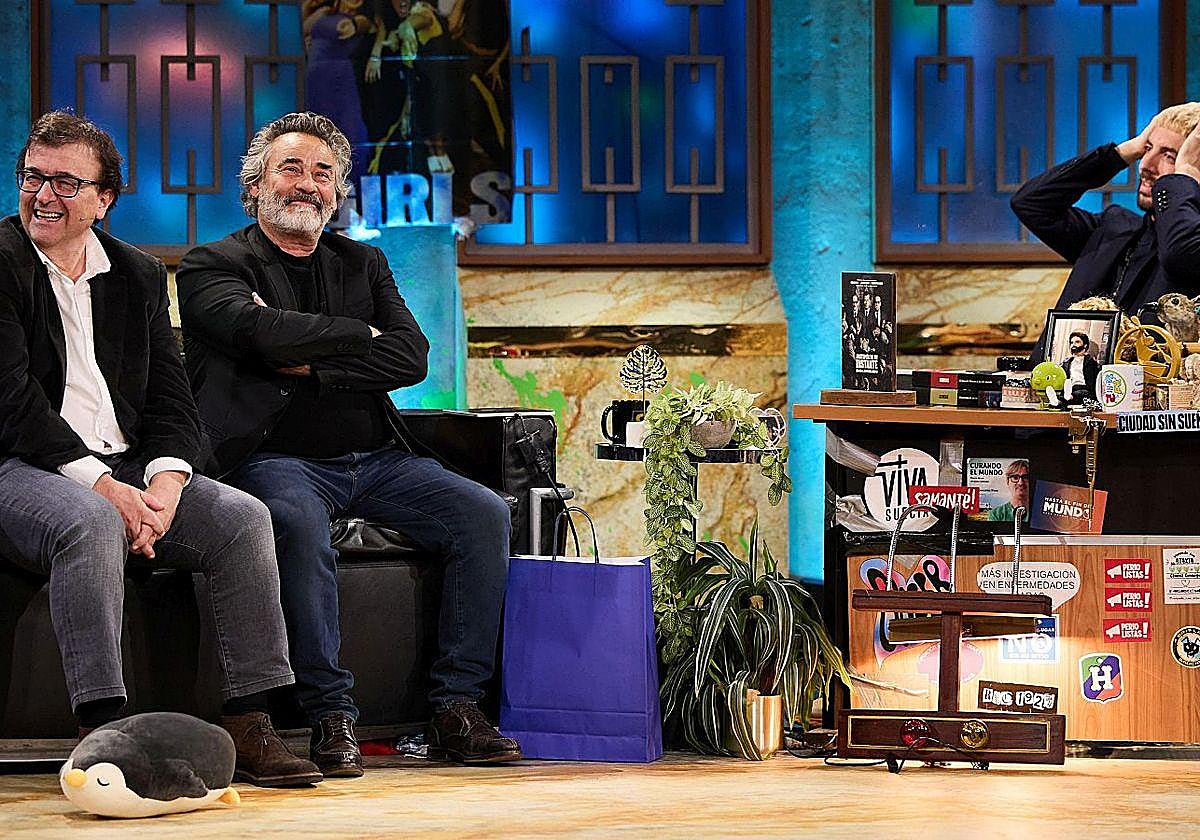 Javier Cercas y Eduard Fernández, en 'La Revuelta'.