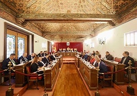 Pleno de la Diputación de Valladolid celebrado este viernes.