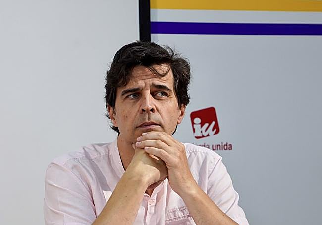 Juan Gascón, coordinador autonómico de IU.