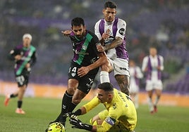 El partido del Real Valladolid contra el Málaga, en imágenes