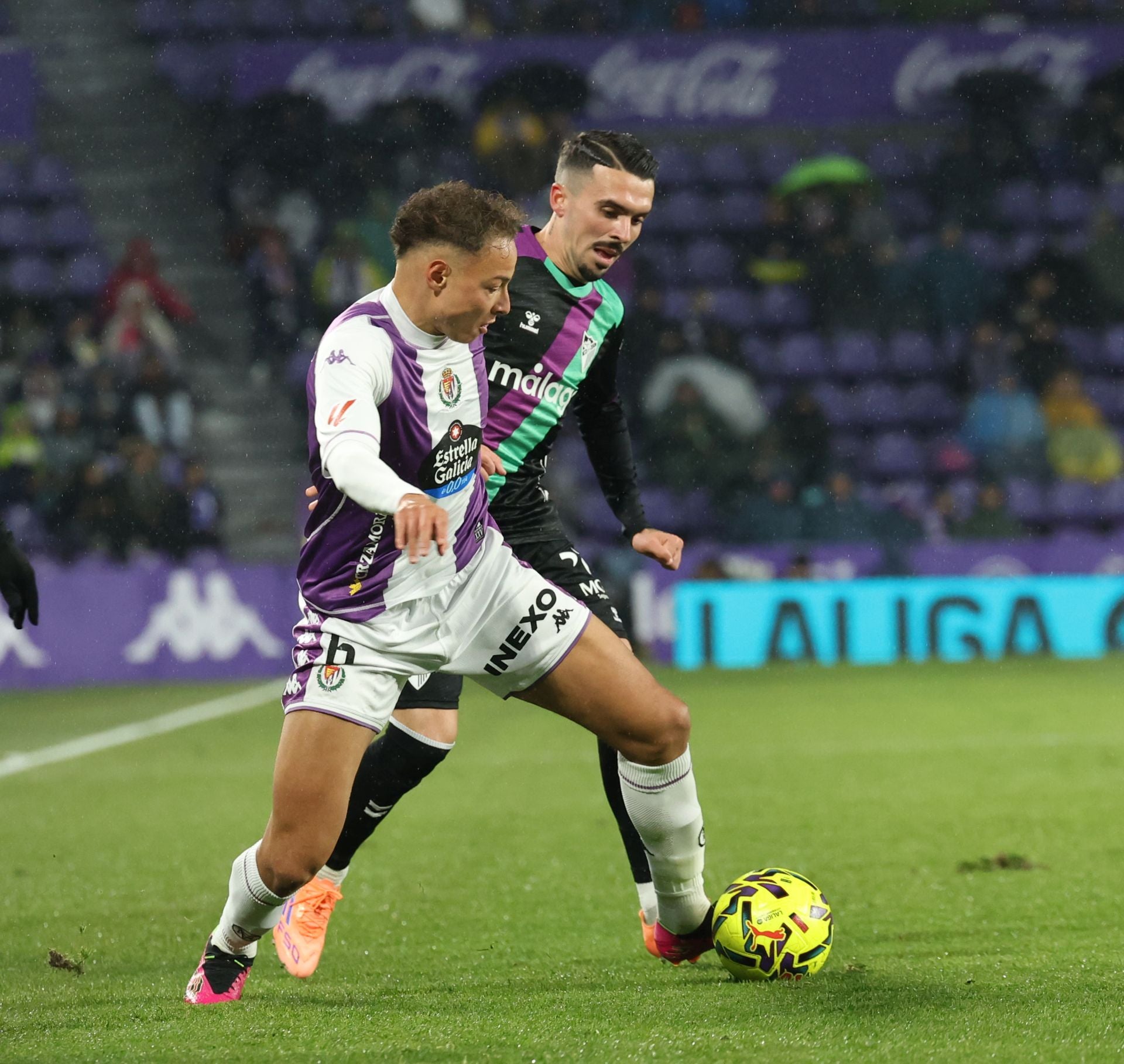 El partido del Real Valladolid contra el Málaga, en imágenes