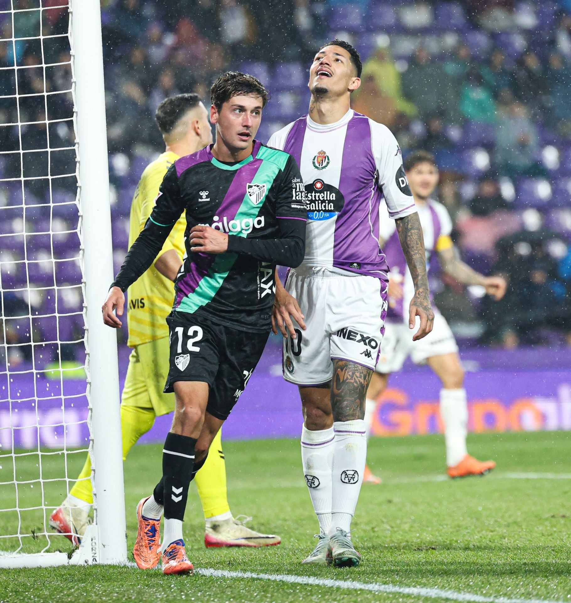 El partido del Real Valladolid contra el Málaga, en imágenes