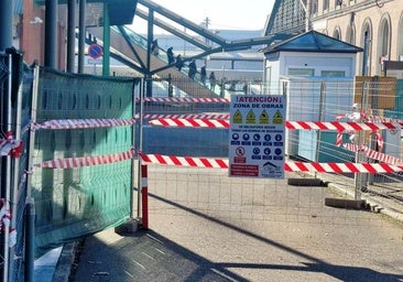 La obra de la estación supondrá el paso de 34 a 38 camiones diarios durante 30 meses