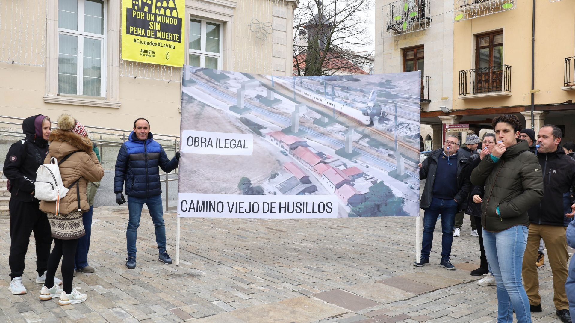 Así ha transcurrido la manifestación en Palencia por el soterramiento