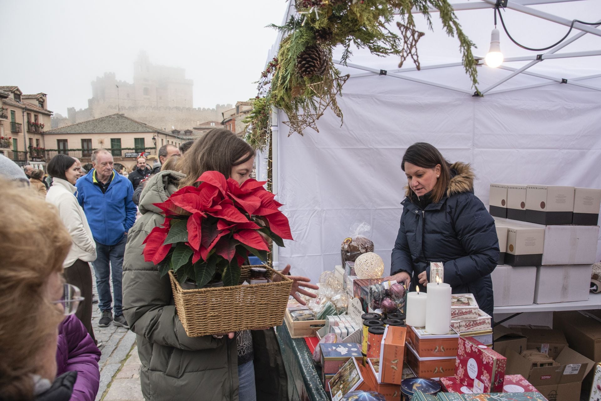 La feria navideña de Turégano, en imágenes