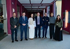 Juan Vázquez (Martín Códax), Gerardo Cuartero (CaixaBank), Beatriz Moro y Carlos Moro (Matarromera), Ferrán Centelles (sumiller), Montserrat Rosell (Familia Torres) y Trinidad Márquez (FEV).