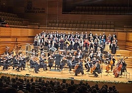 Un momento del evento musical.