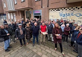 Los vecinos de Covaresa organizan una despedida sorpresa a Carlos y Fernando Galán.