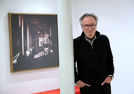 El actor Óscar Martínez, en el Teatro Calderón.