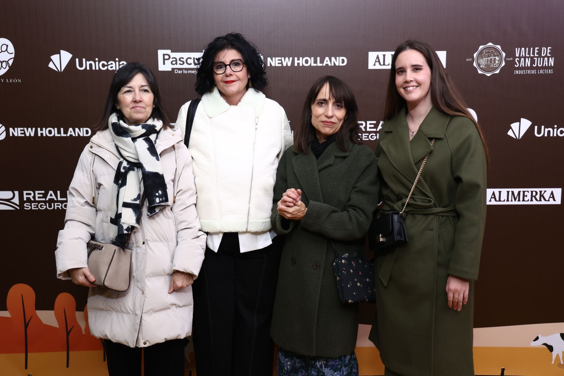 Inés Vázquez, Mari Molina, Ángel Marcos y Marta Rodríguez, de COAG.