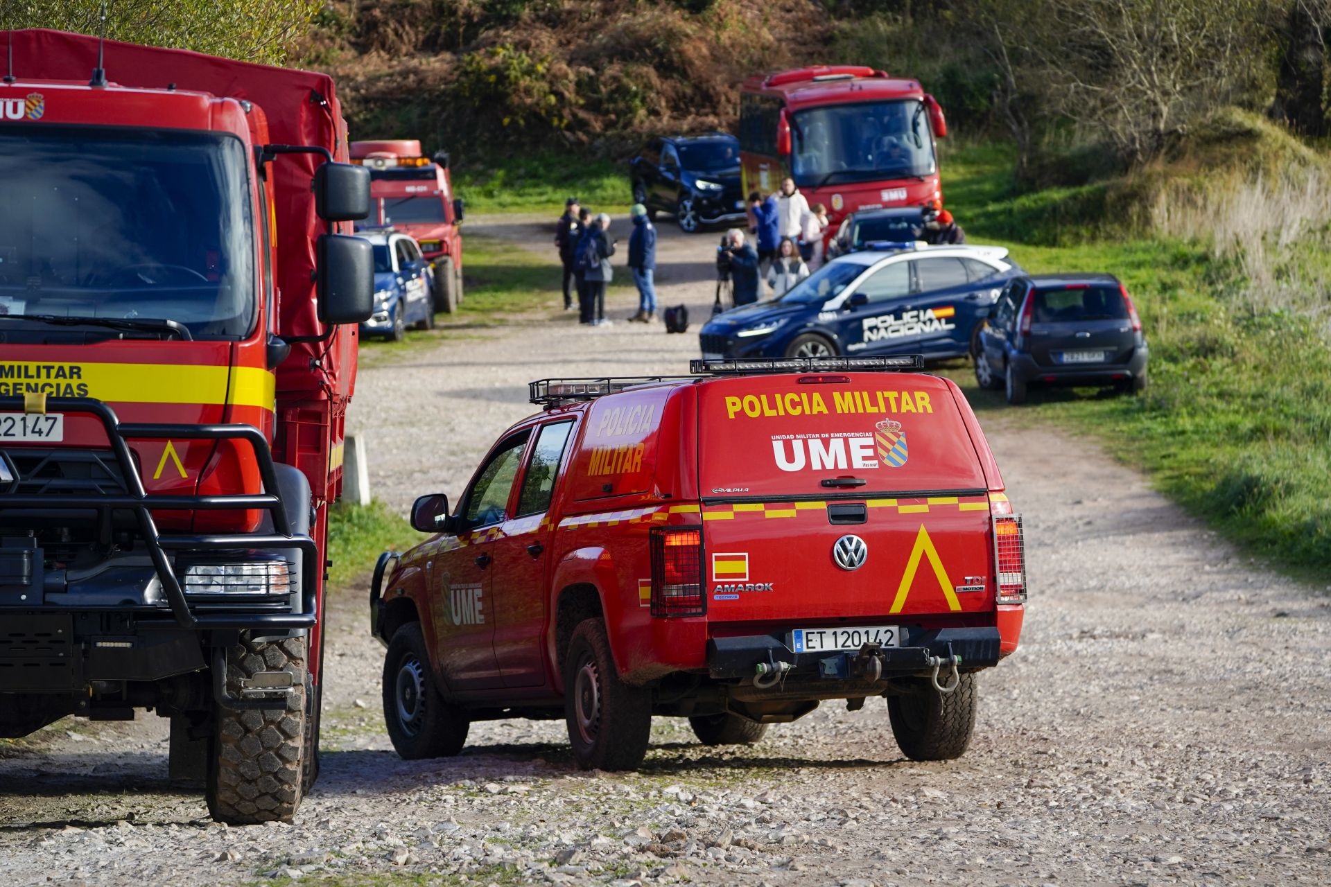 Las imágenes de la búsqueda en Asturias de Mari Trini y su bebé