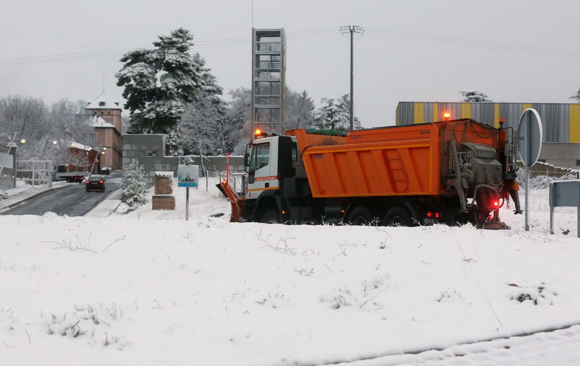 Fotografías de las primeras nieves en Segovia