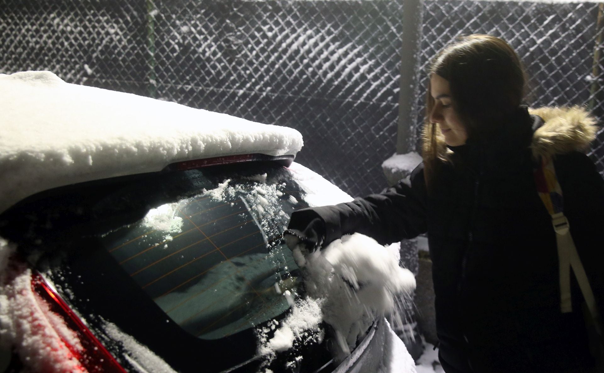 Fotografías de las primeras nieves en Segovia