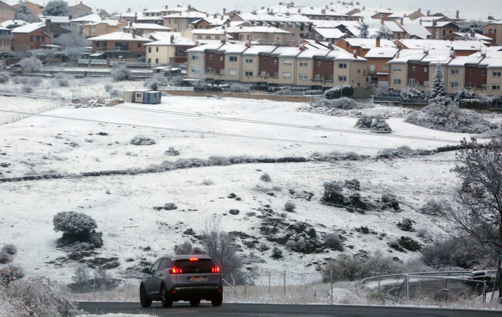 Fotografías de las primeras nieves en Segovia