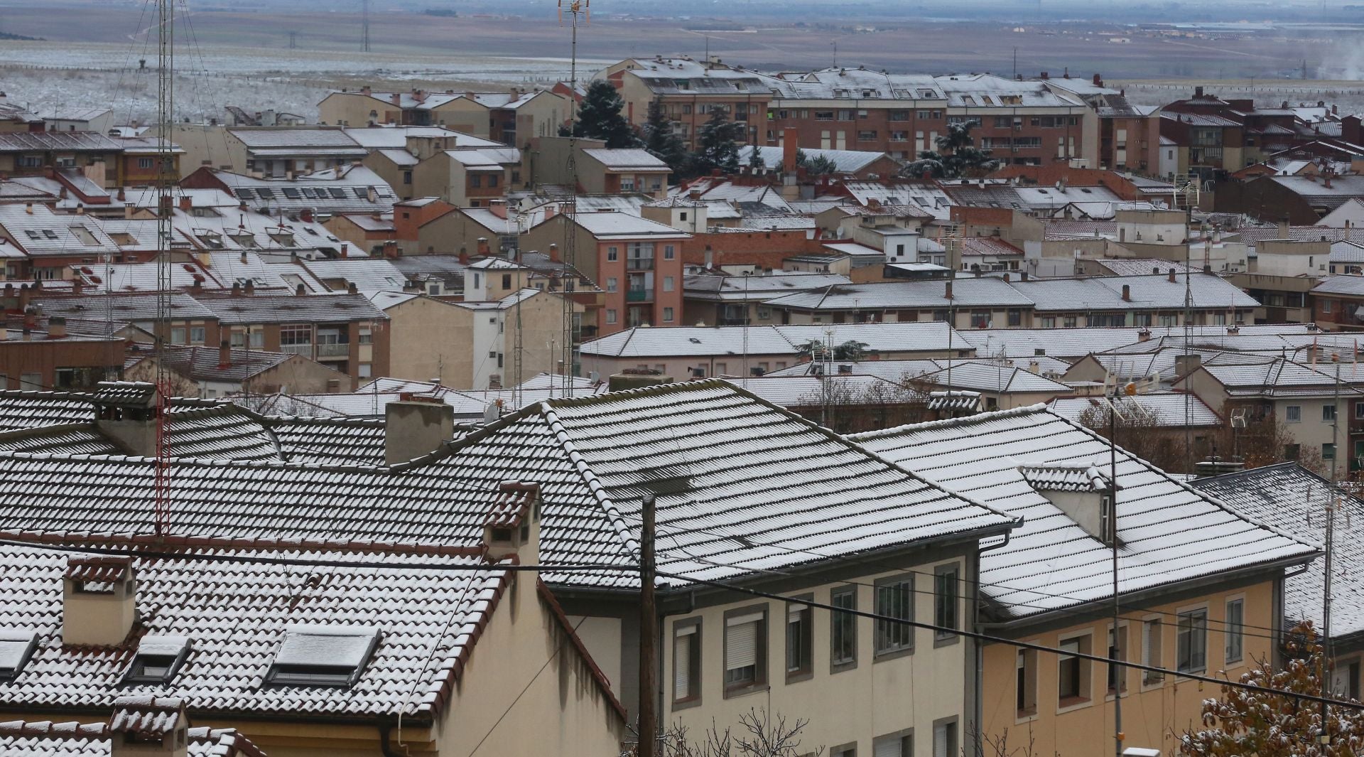 Fotografías de las primeras nieves en Segovia