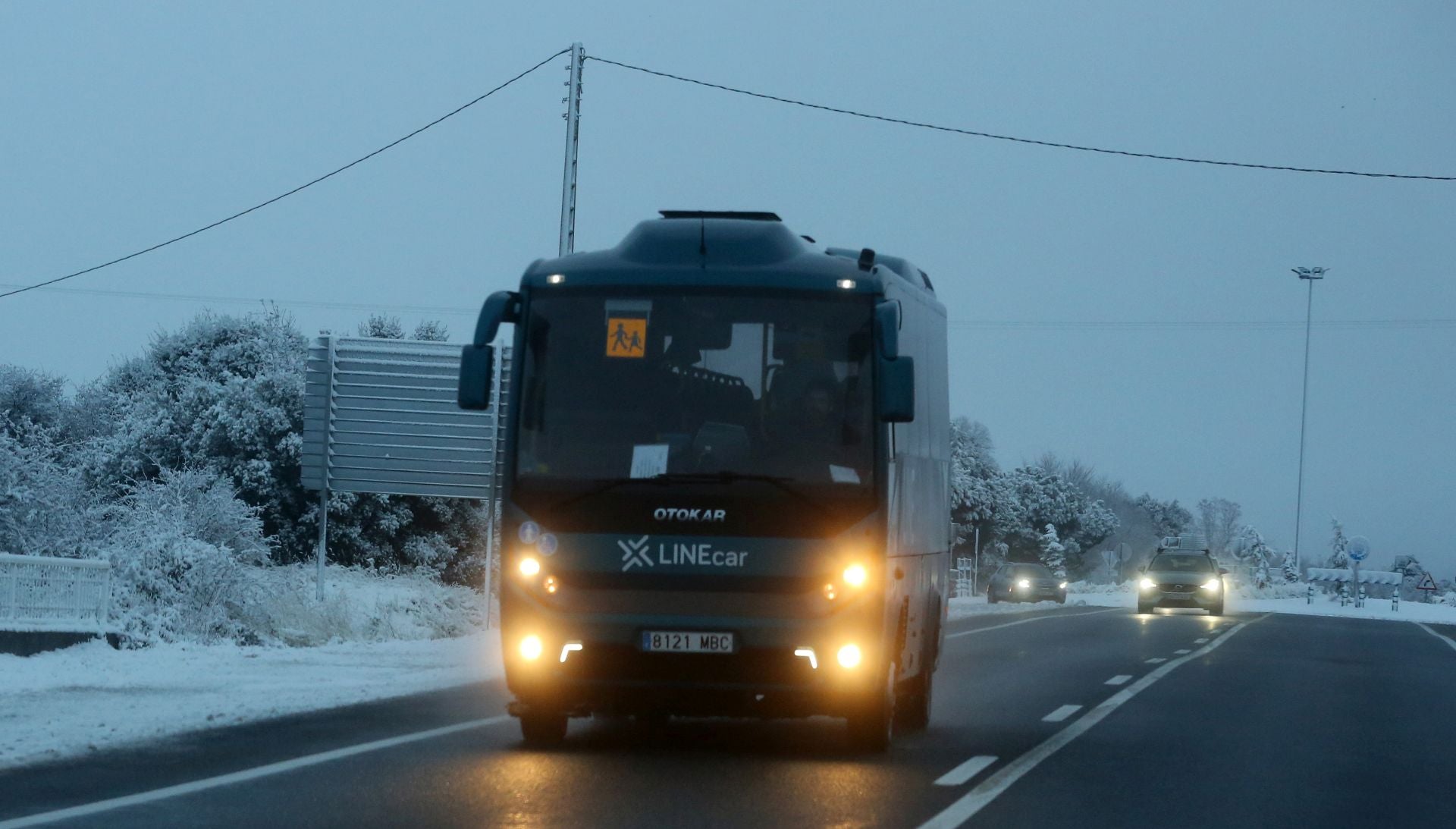 Fotografías de las primeras nieves en Segovia