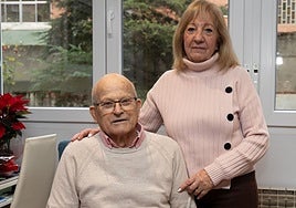 Ismael Ruiz, junto a su esposa, Carmen Martínez, que es la presidenta de Alcer (Asociación para la Lucha contra las Enfermedades de Riñón) en Valladolid.