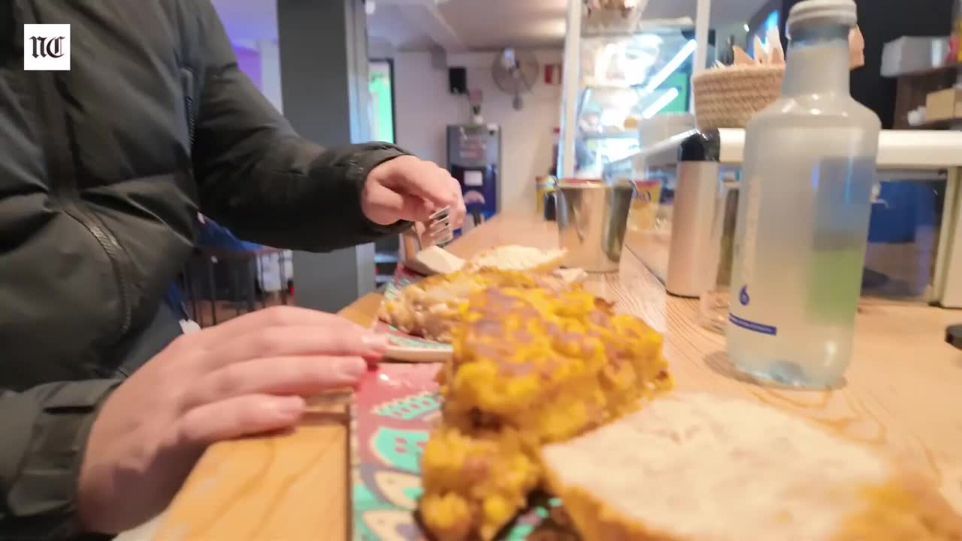 Tortillas originales en un bar situado en pleno centro de Valladolid