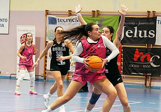 Jugada del último partido disputado por el Cochinillo Segoviano.