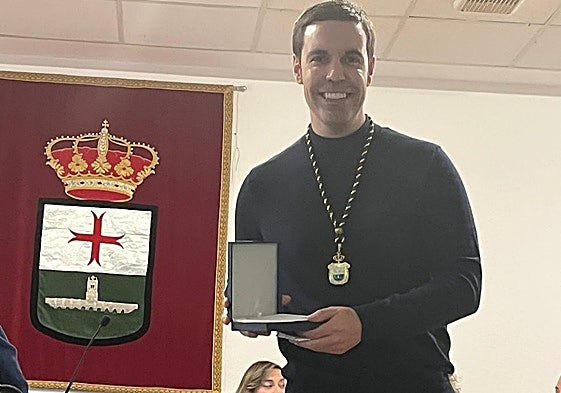 Fidel González Varas, en el pleno de Villamuriel tras tomar posesión.