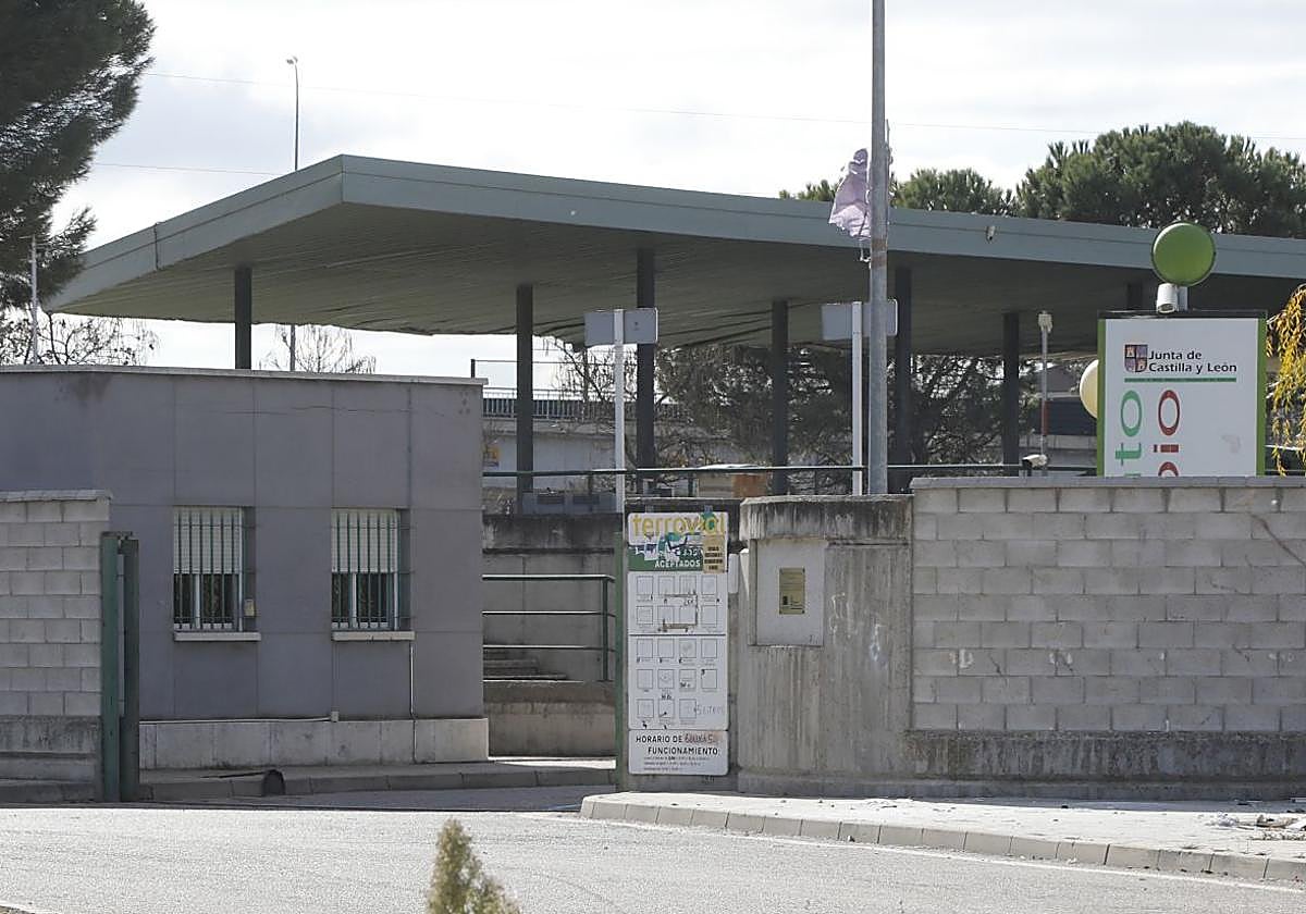 Punto limpio en la ciudad de Palencia.