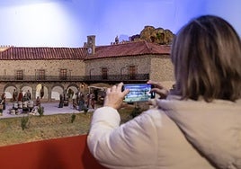 El belén de la Diputación, en el Palacio de Pimentel.