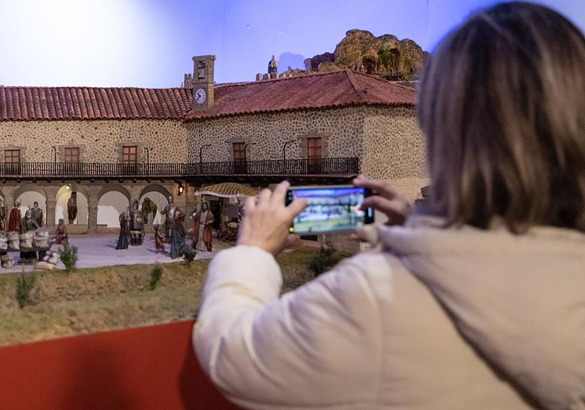 El belén de la Diputación, en el Palacio de Pimentel.