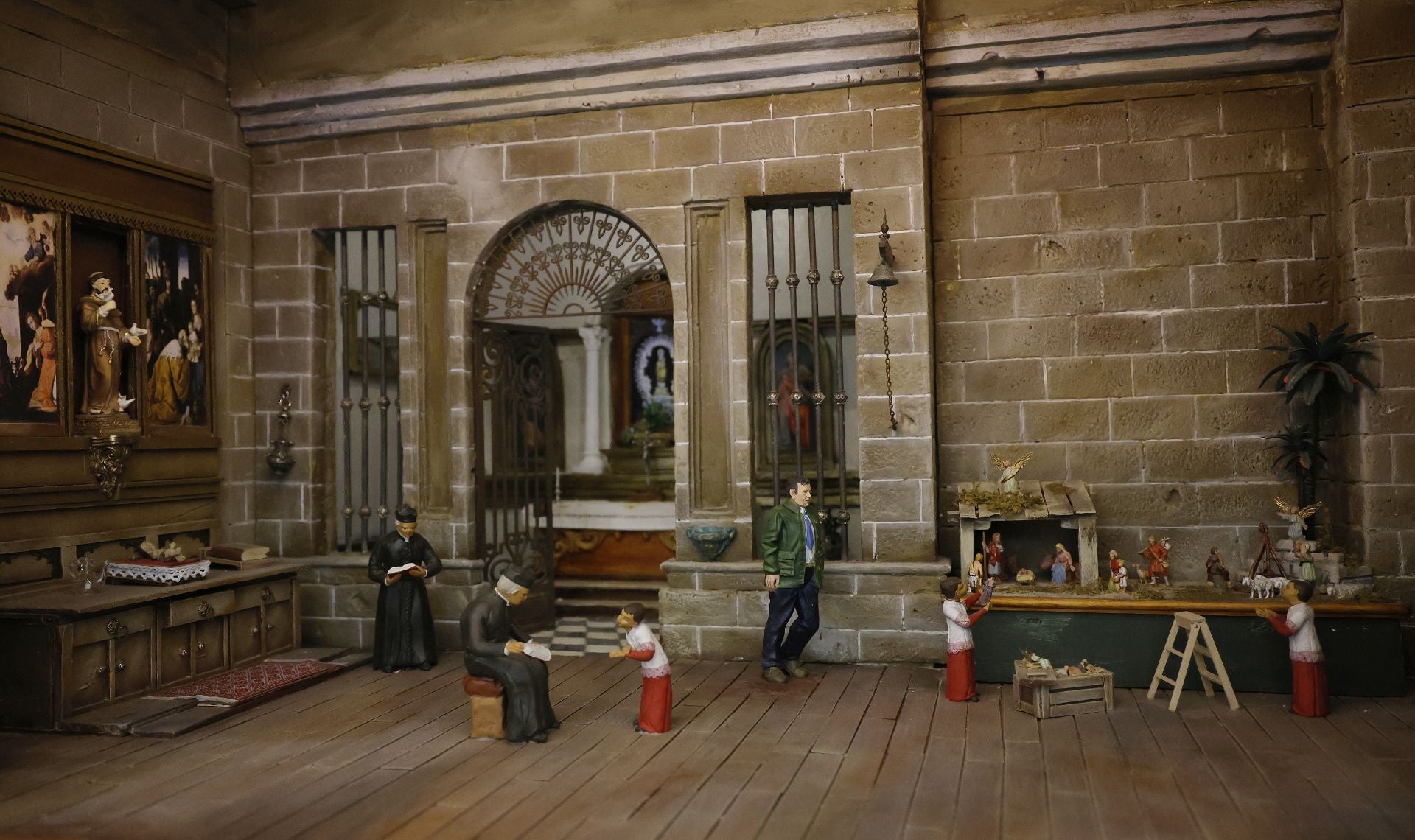 Así es el belén napolitano del siglo XVIII que se puede visitar en Palencia