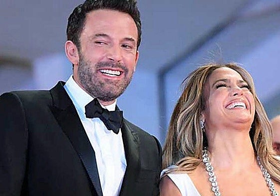 Jennifer López con su exmarido Ben Affleck, en una imagen de archivo.
