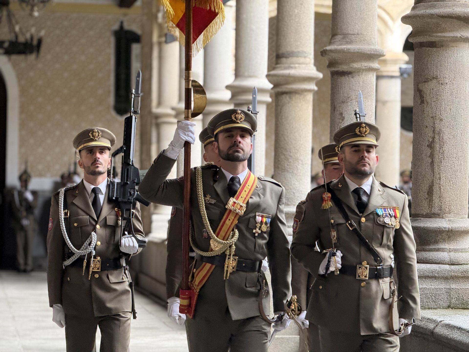 Fotos de la jura de bandera en Segovia