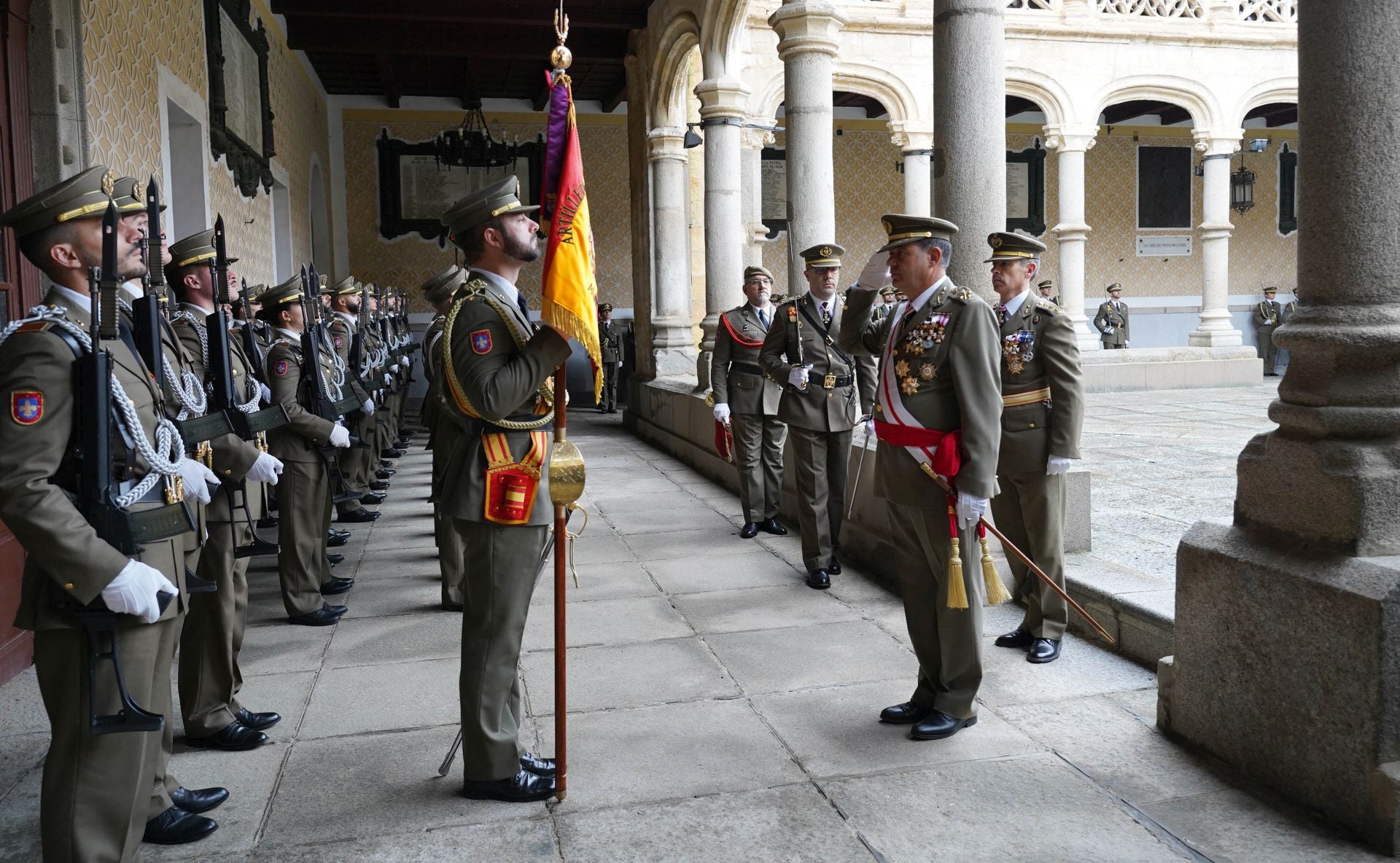 Fotos de la jura de bandera en Segovia